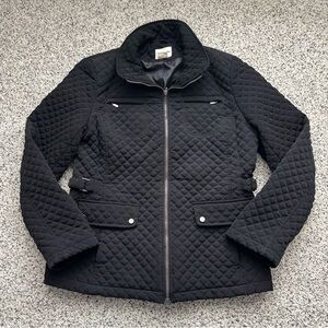 St. John's Bay Black Quilted Puffer Jacket